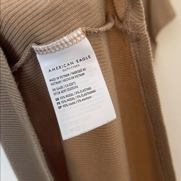 American Eagle Soft & Sexy Ribbed Scoop neck top XXL - Picture 4 of 4